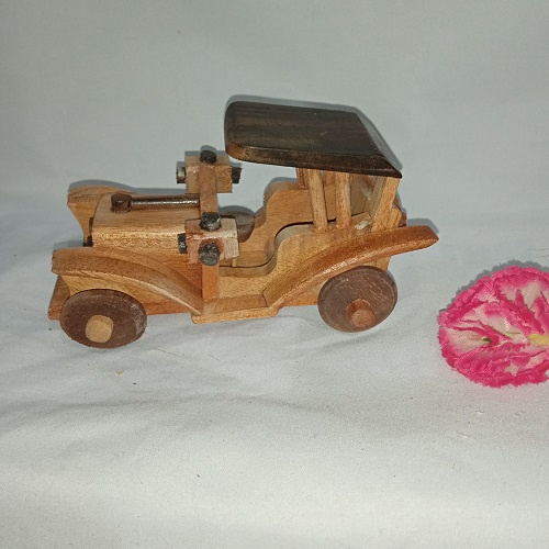 Pajangan Kayu Miniatur Mobil Ukuran Kecil dan Mini