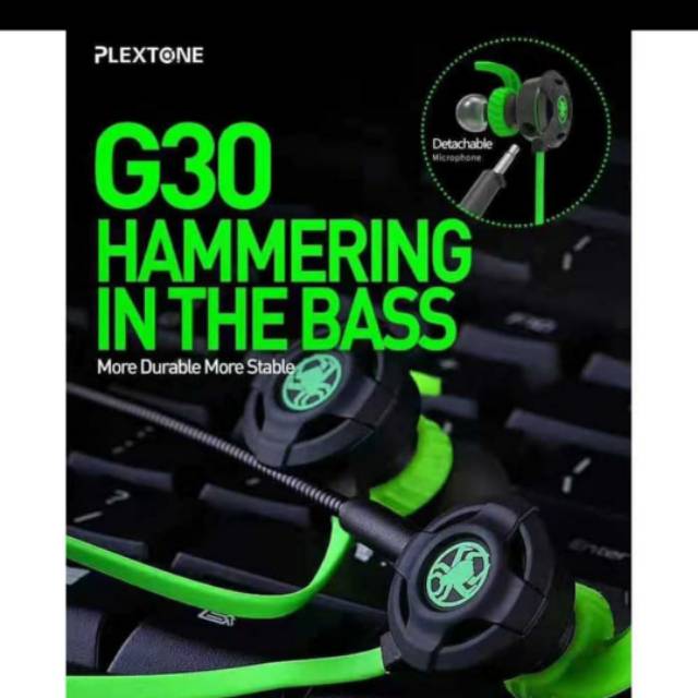 HEADAET EARPHONE PLEXTONE G30 NEW UPGRADE Earphone Gaming Plextone G30