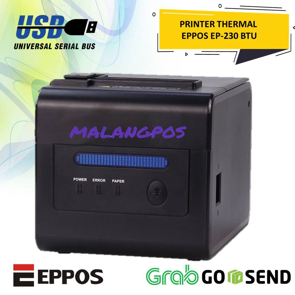 PRINTER KASIR THERMAL EPPOS EP230BTU 80MM USB BLUETOOTH AUTO CUTTER PRINTER STRUK RESTORAN GROSIR