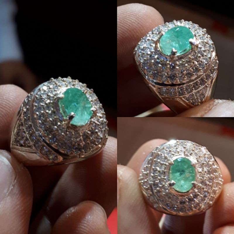 NATURAL CICIN PRIA CICIN PERMATA EMERALD  CICIN MEWAH MENGKILAUU