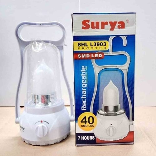 SURYA Lampu Emergency SHL 3903 frosted- Lampu Darurat Cas Ulang