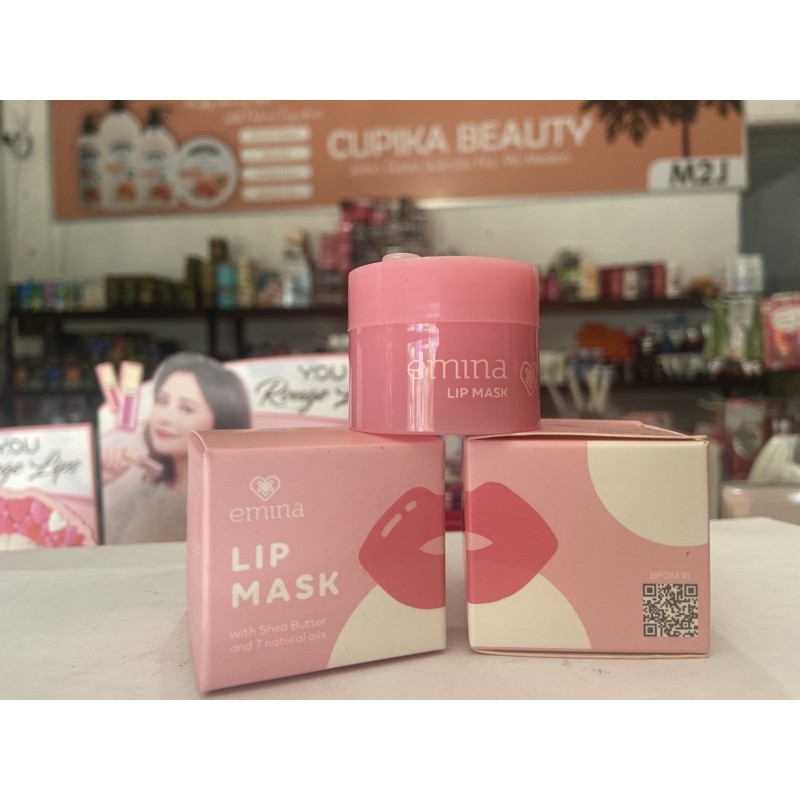 [pb.x] Emina lipmask -- emina lip mask -- masker bibir emina pelembab bibir