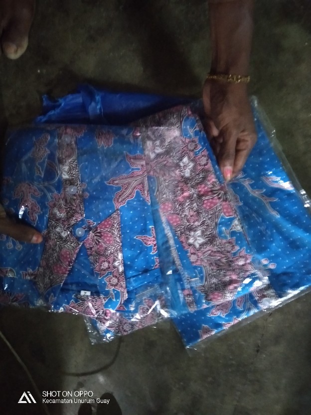 Dress Sarimbit  Batik Couple Batik  Kd Melati Warna