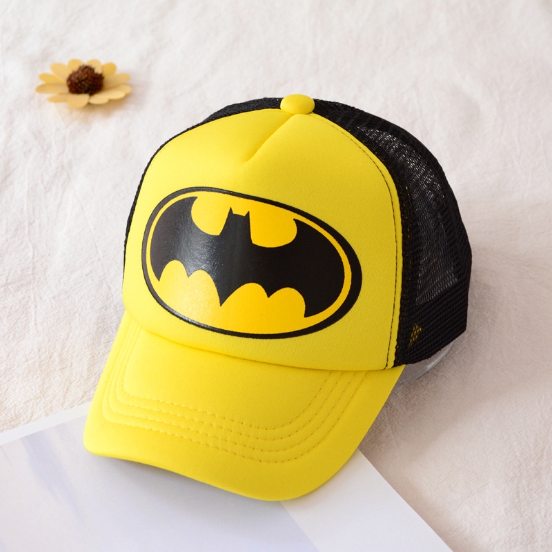 Topi Baseball Adjustable Motif Batman Untuk Anak Laki-Laki  Perempuan 2-7 Tahun