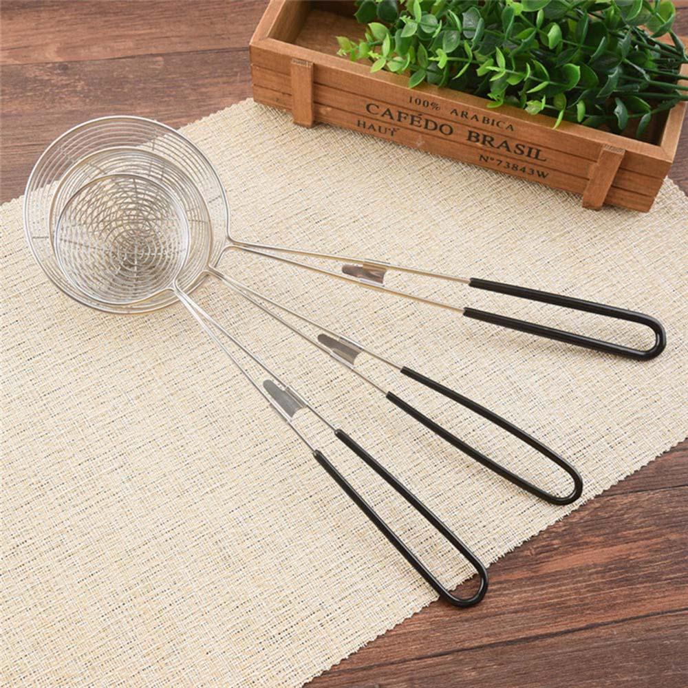 Nickolas1 Saringan Stainless Steel Home Kitchen Grid Scoop Aksesoris Dapur Penggorengan Makanan Food Filter