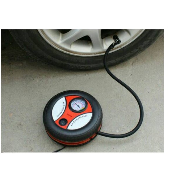 Model Ban Bulat Air Compressor Pompa Listrik Ban Mobil Motor Portabel