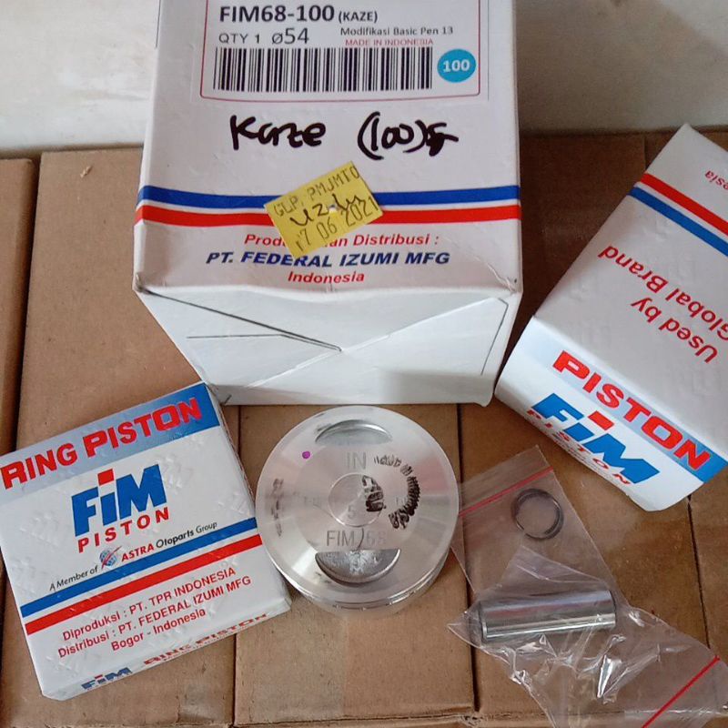 Piston/Seher Kit Set KAZE BLITZ R FIM 68 53 53.5 54 54.5 55