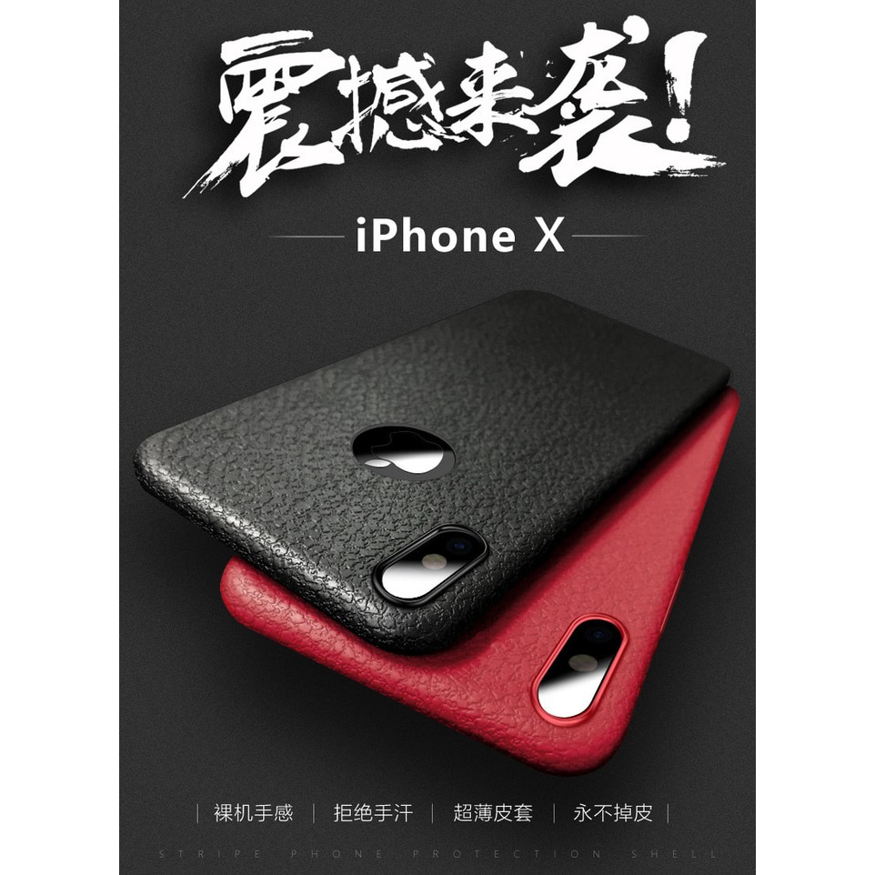 Termurah SOFTCASE JELLY LEATHER CASE IPHONE X CASING IPHONE X CASE IPHONE TEN