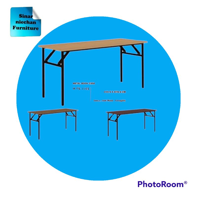MEJA LIPAT KAKI BESI