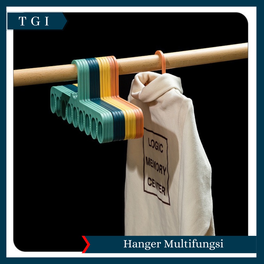 TGI - HANGER BAJU - HANGER SERBAGUNA - HANGER MULTIFUNGSI - GANTUNGAN MULTIFUNGSI SERBAGUNA 9 IN 1