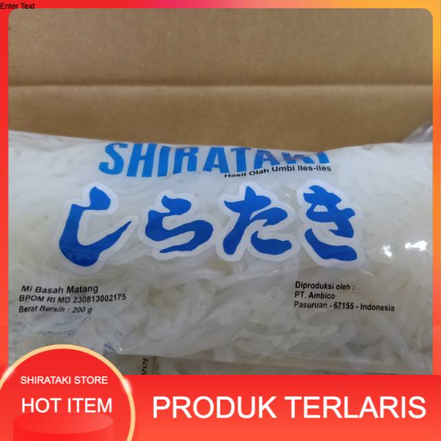 

(BISA COD) Wet shirataki BIRU (WSB) SHIRATAKI STORE