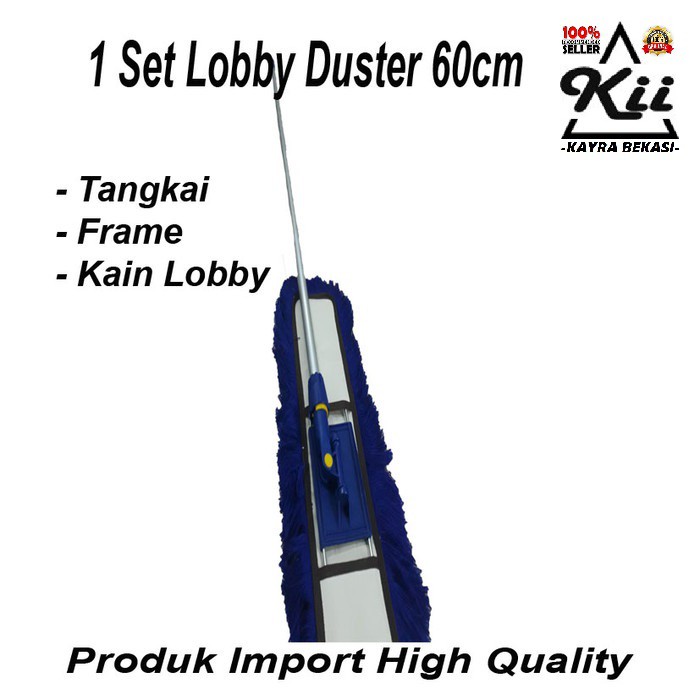 Alat Pel Lobby Duster 60cm - Alat Pembersih Lantai Lobby Duster 60cm