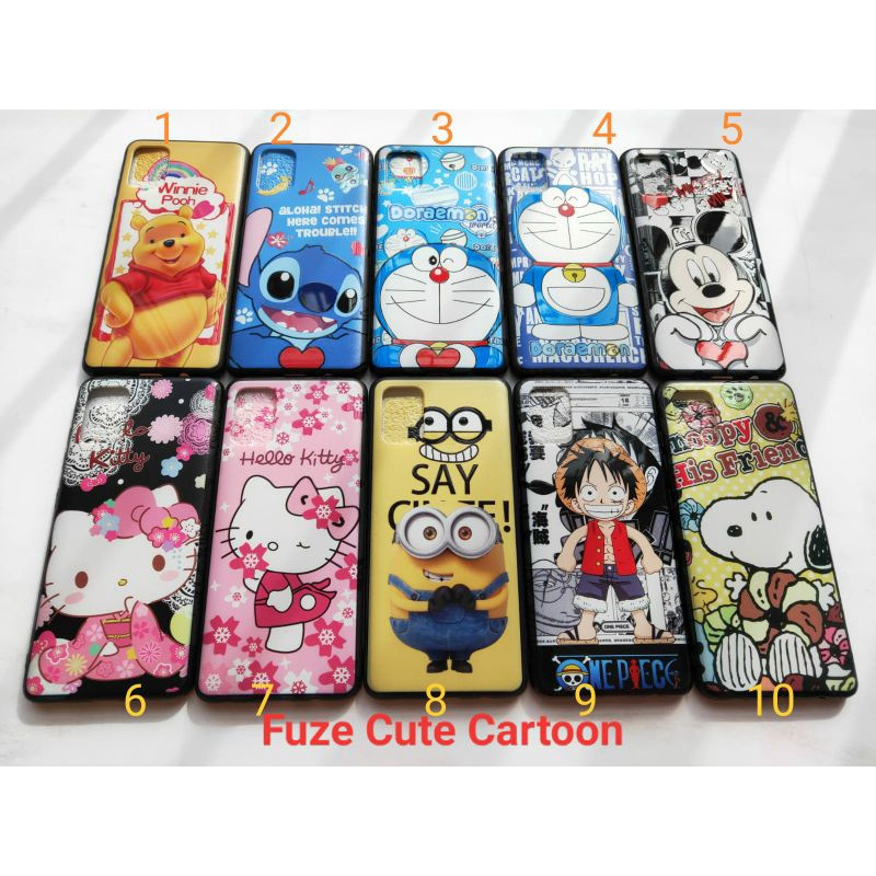 SOFT CASE HP FUZE CARTOON CUTE SAMSUNG A12, M12, A32 4G, A01 CORE, M01 CORE, A02S, M02S, A20S, A21, 