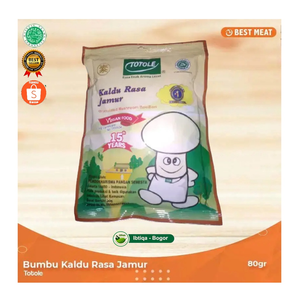 

Kaldu Jamur 80gr Totole Vegetarian Kemasan Baru Dijamin 100% Original