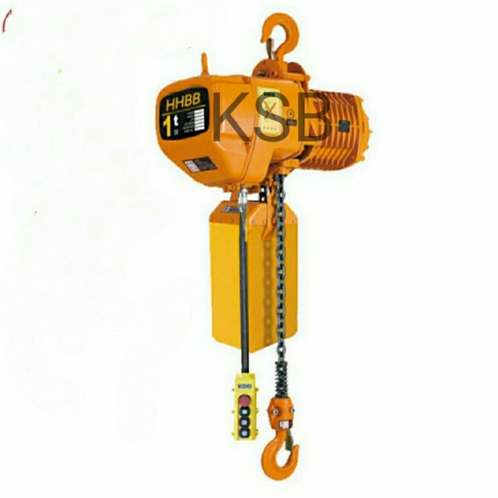 Electric chain hoist 1 ton 1 phase NAGASAKI Chain Hoist Electric JAPAN