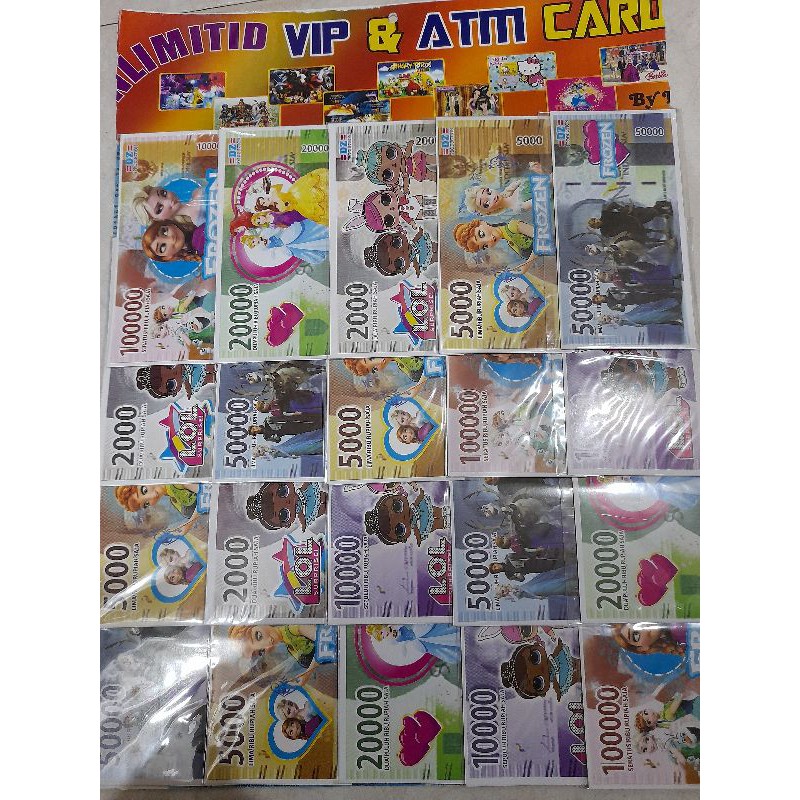 Mainan Duitan Motif Gambar isi 20 pcs (best seller)