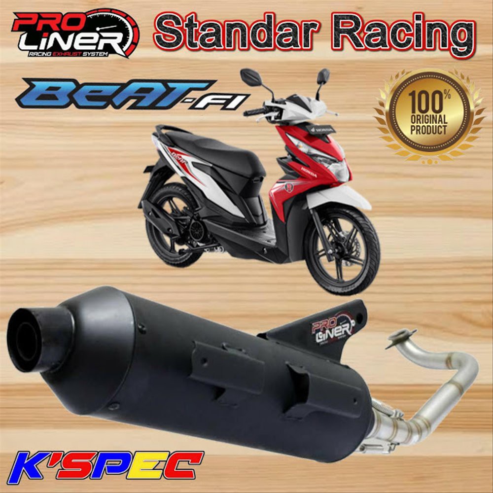 Knalpot ProLiner Standar Racing BEAT Fi Original Full sys bac 10