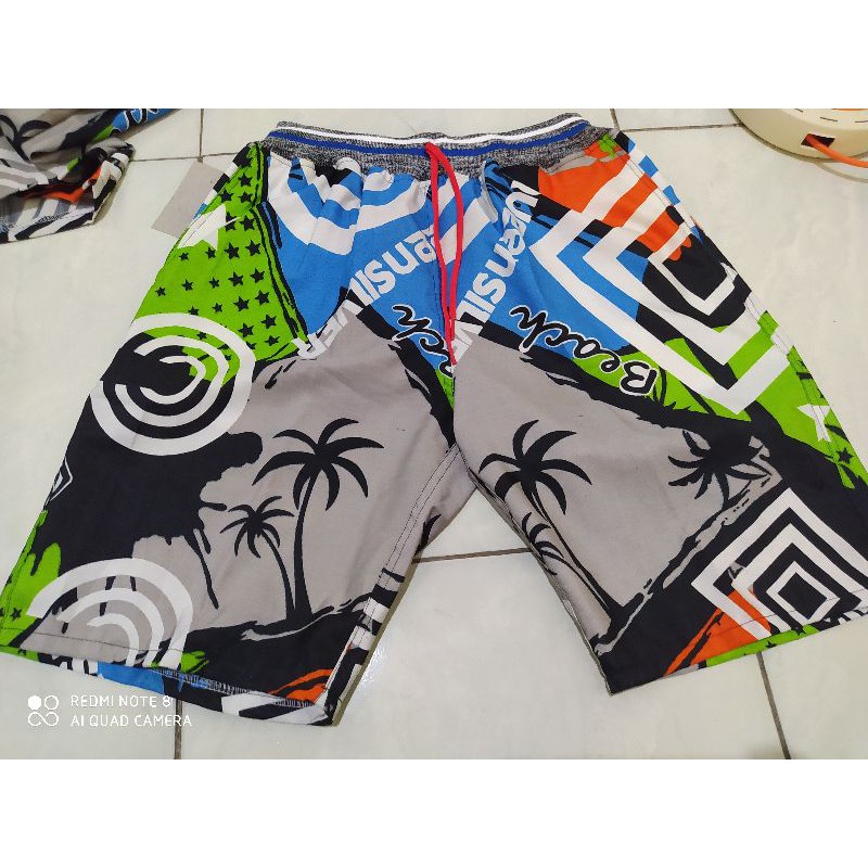 Grosir Celana kolor pendek distro katun motif santai pantai pria laki laki cowok dewasa murah keren