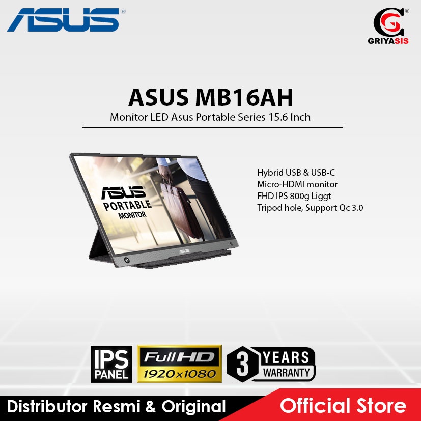Monitor LED Asus Portable Series 15.6 Inch MB16AH