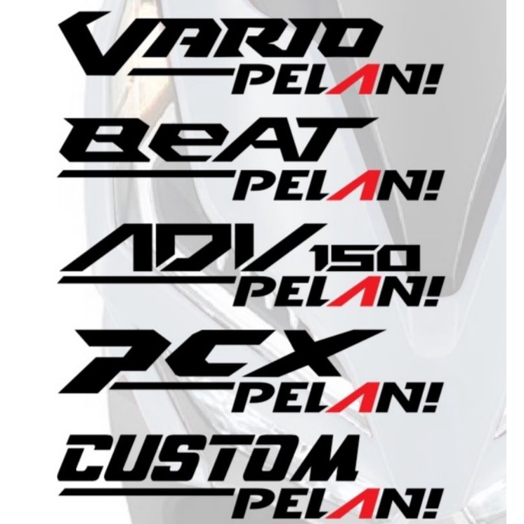 cutting stiker motor keren