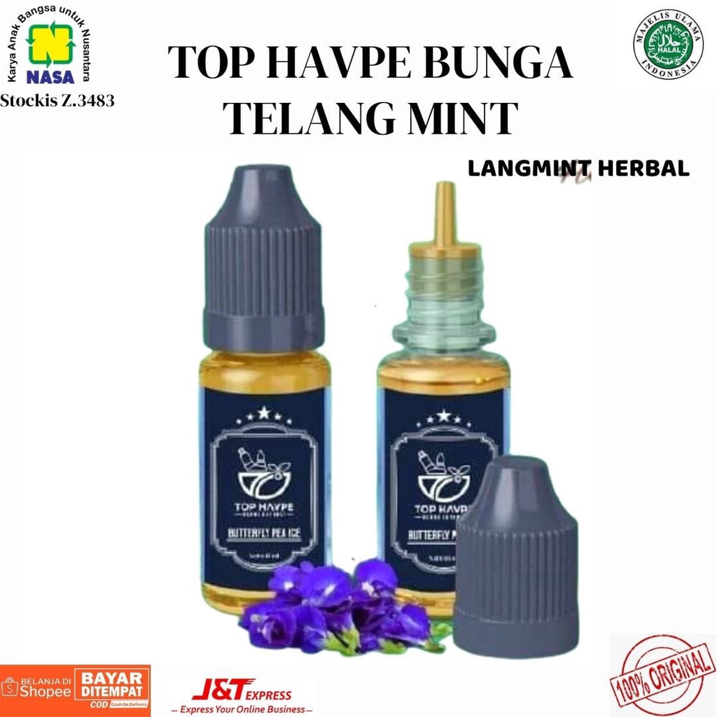 TOV HAVPE BUNGA TELANG MINT - LANGMINT NASA - MENINGKATKAN IMUN TUBUH - MEMBANTU MENGURANGI RADANG