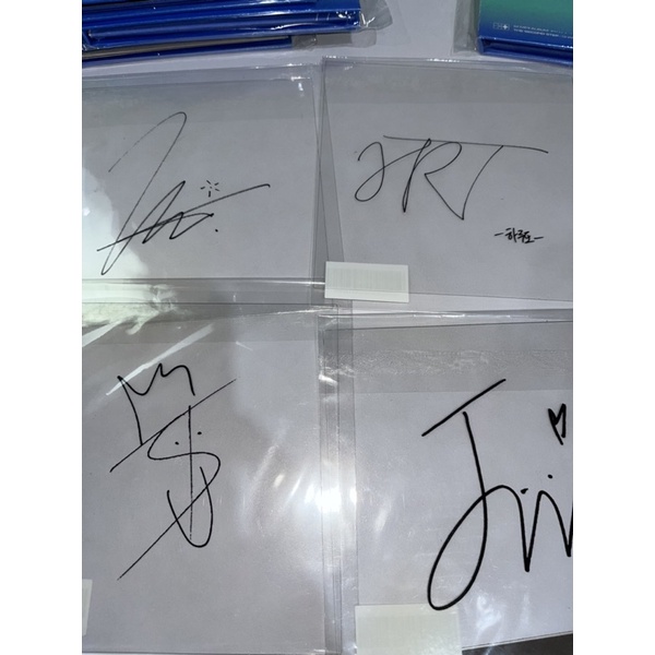 WEVERSE POB CLEAR SIGN JIHOON JEONGWOO HARUTO JUNGHWAN