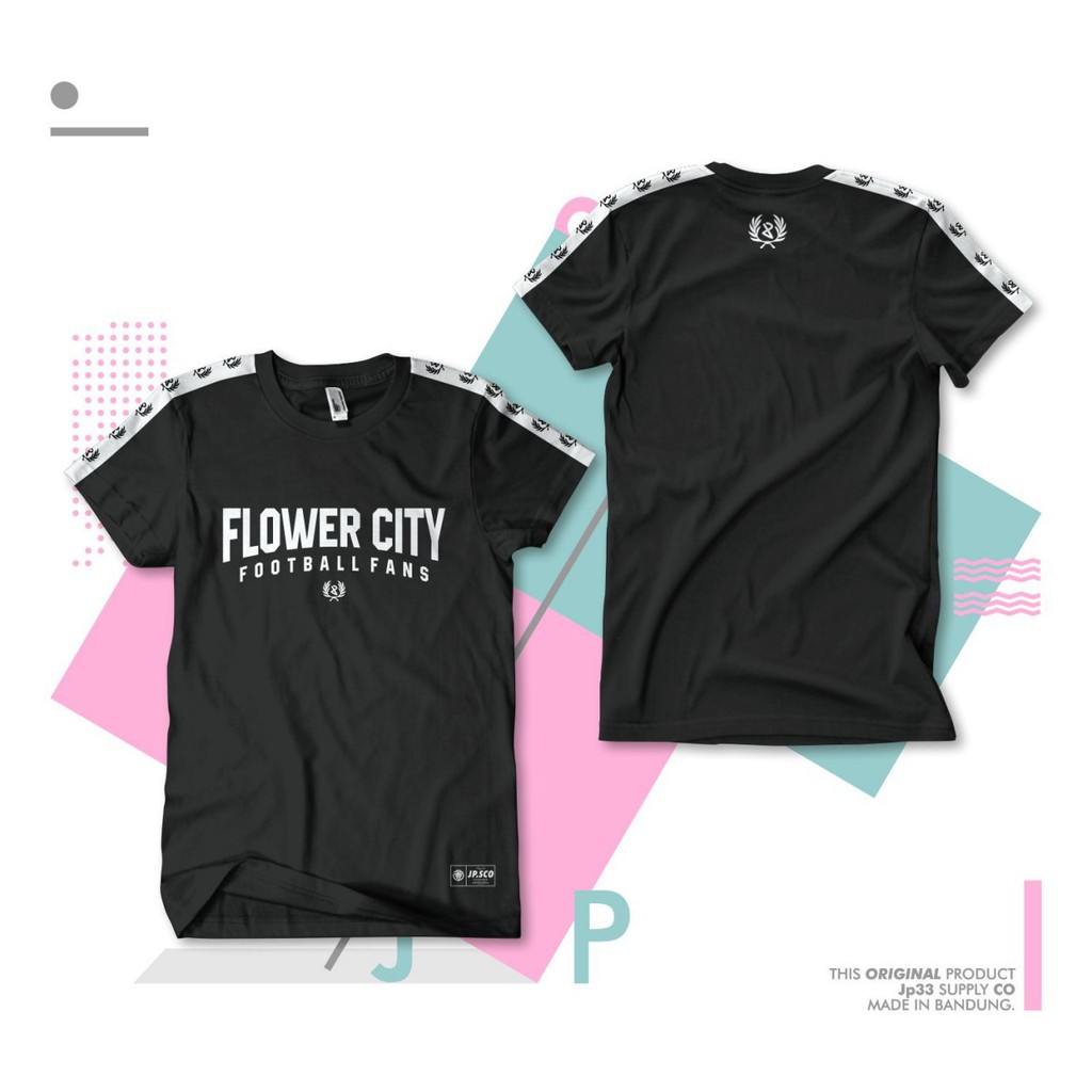 KAOS PERSIB FLOWERS CITY BIW OVAL PAKAIAN PRIA