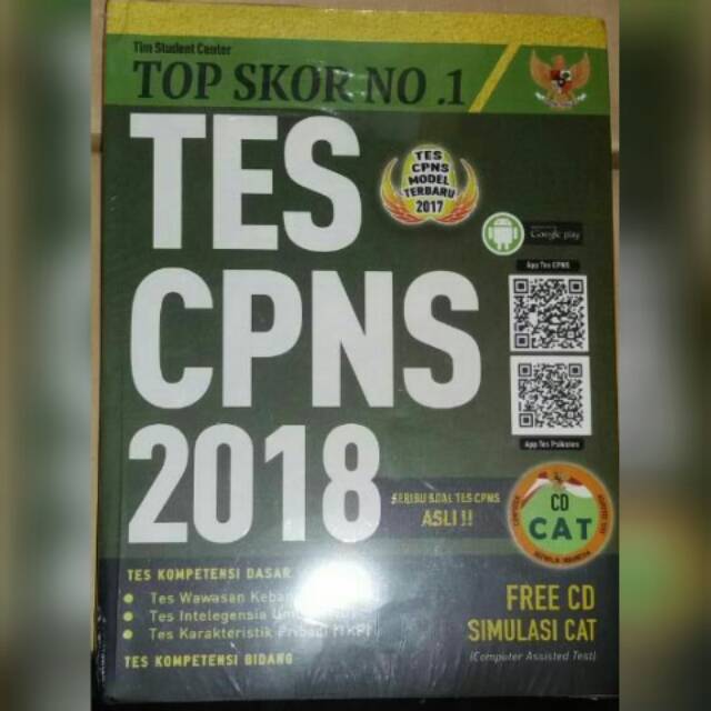 Top skor no 1 Tes CPNS 2018