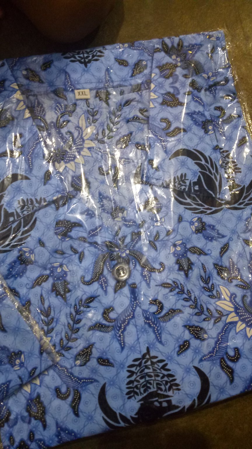 Seragam Batik Korpri Jumbo Lapis Puring Bahan Katun
