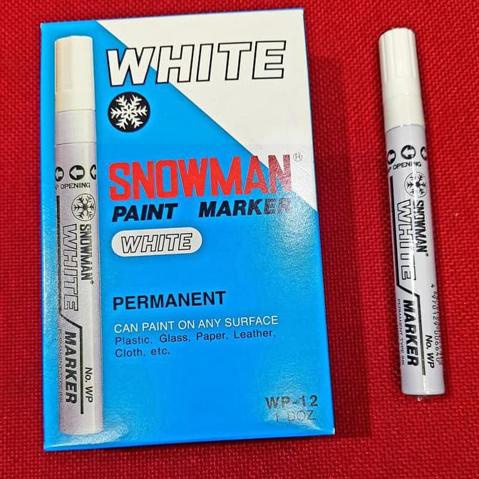 

Promo Spidol White Paint Marker Snowman Putih WP12
