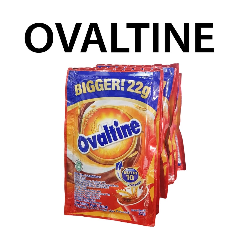 OVALTINE CHOCOLATE MALT DRINK RENCENG ISI 10