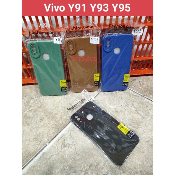 Softcase Vivo Y91 Y93 Y95 Silikon Casing Selicon Case Macaron Pelindung Pro Camera