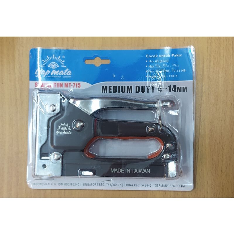 

Staple gun MT-715 Medium duty 4-14mm