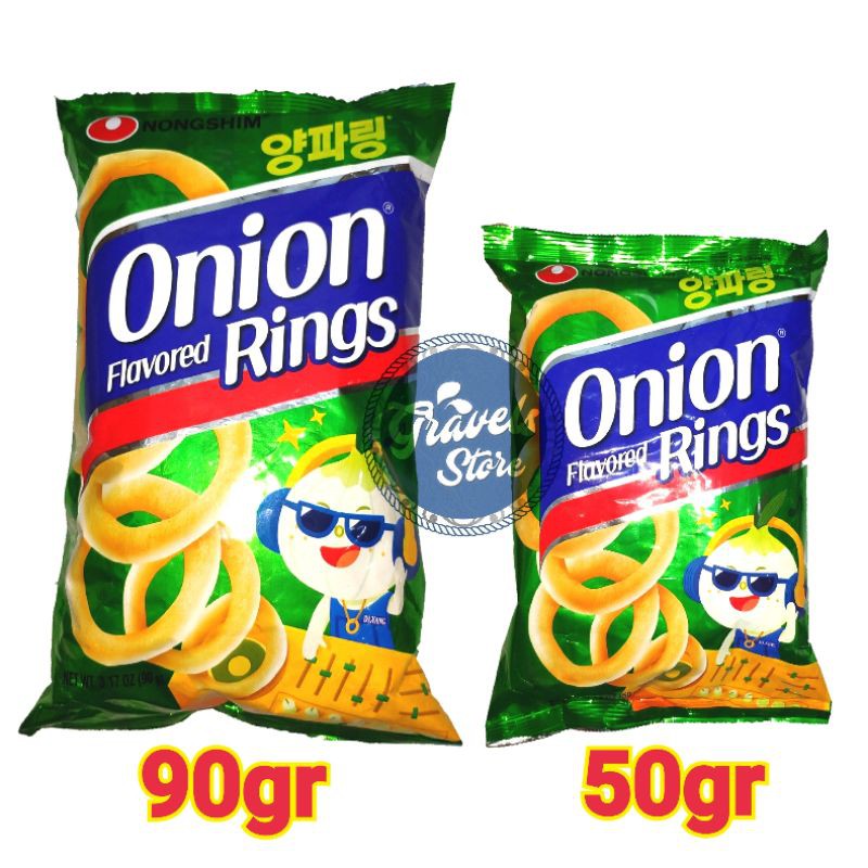 

[90gr] NongShim Onion Rings Snack - Makanan Ringan ala Korea