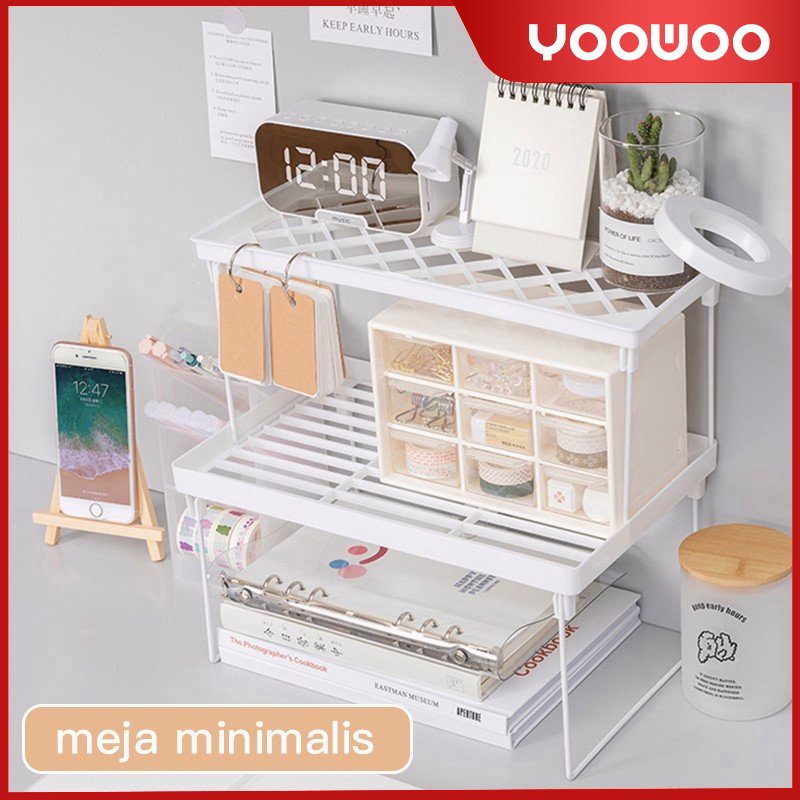 meja kecil kamar/ Rak mini / rak kosmetik /  meja rias minimalis / hiasan meja belajar