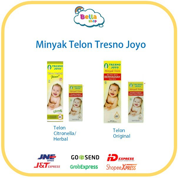 Tresno Joyo Minyak Telon Herbal Plus Citronella 100ml- BELLA SHOP