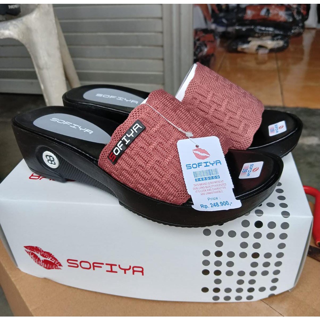 sandal wedges rajut impor model terbaru sandal wedges import sofiya terbaro