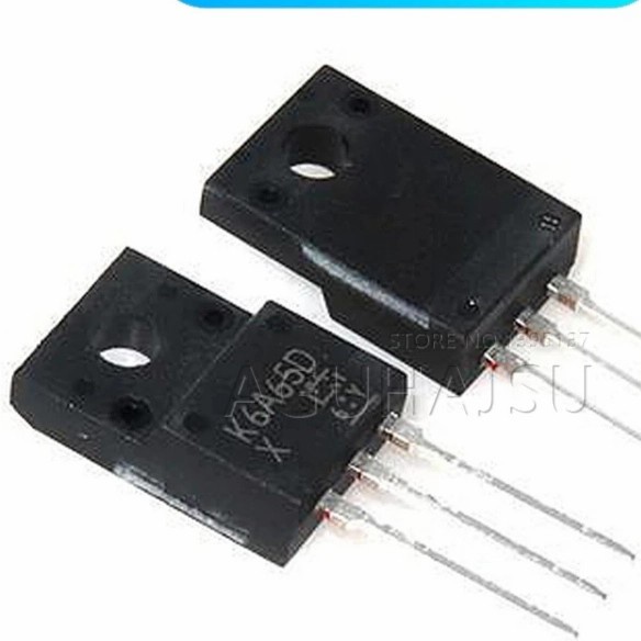 K6A65D K6A65 TK6A65D Mosfet Silicon N-Channel To-220f 6A 650V