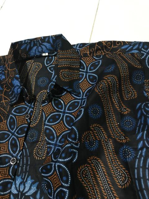 Couple Ayah Anak Batik Seno Biru