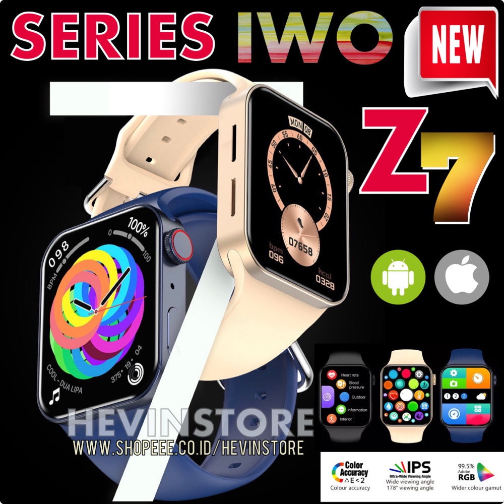 IWO Z7 Smartwatch 1.82inch HD Screen Series 7 Hevinstore