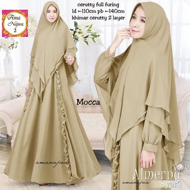 Pakaian wanita almerna syar'i