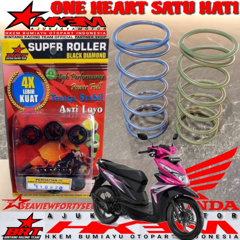 PAKET CVT BEAT FI UPGRADE CVT SCOOPY SPACY ROLER 6 7 8 9 10 11 12 GRAM BEAT STREET SCOOPY ESP TDR RO