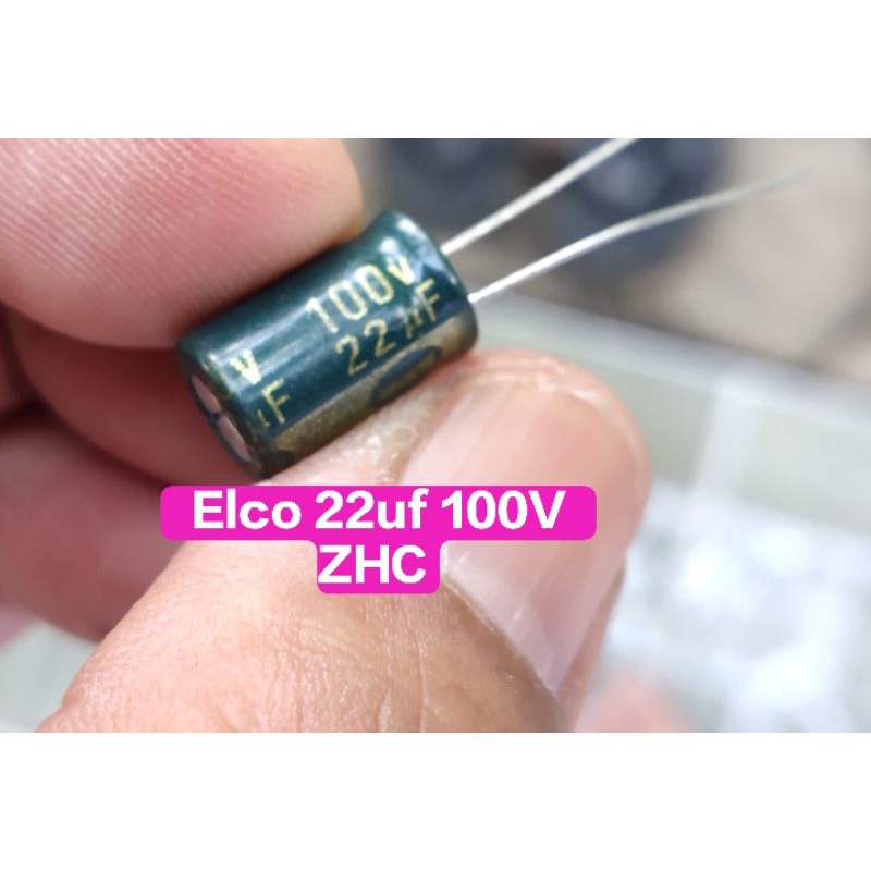 Elco 22uf 100V ZHC