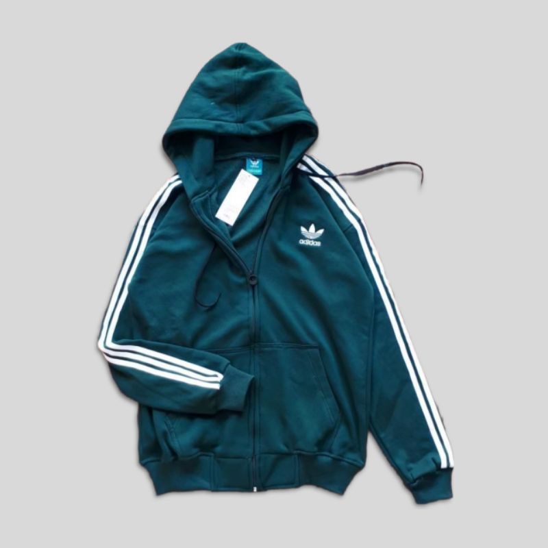 JAKET SLETING ADIDAS | HOODIE ZIPPER ADIDAS FULL TAG PREMIUM