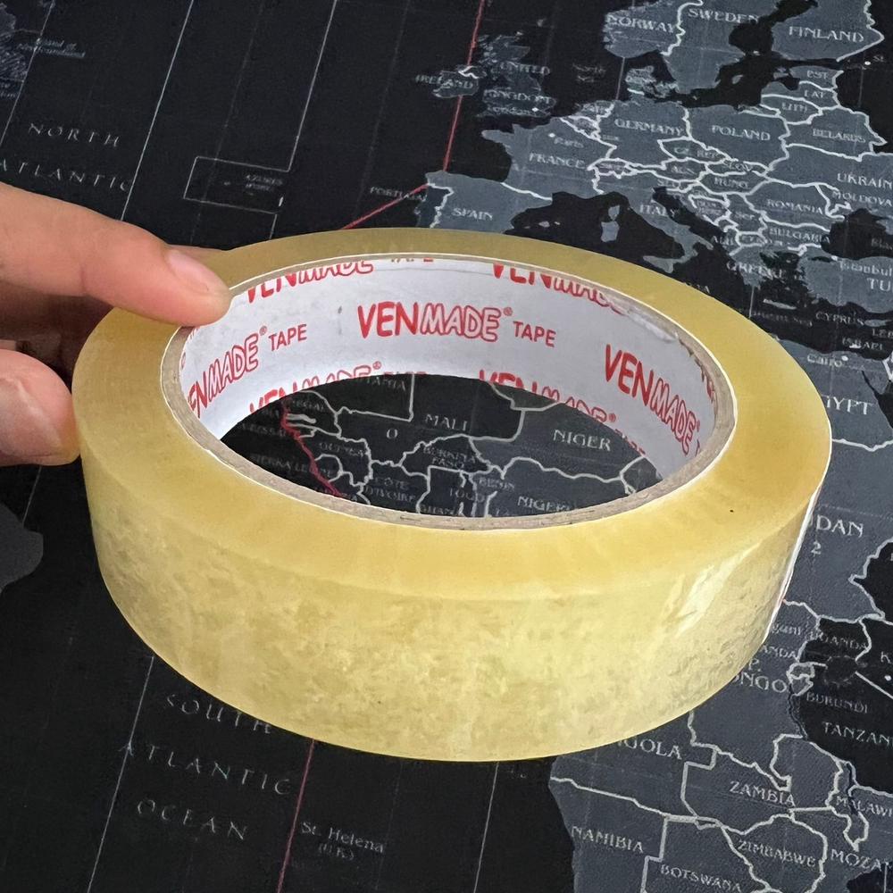 

((BISA COD)) (6 PCS) SOLASI / SELOTIP SEDANG / 1 INCH x 100 YARD/24 MM / MERK VENMADE