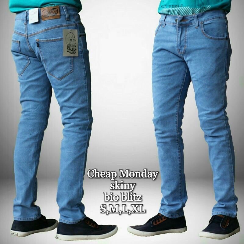 [BAYAR DI TEMPAT/COD] CELANA CHEAP MONDAY SLIM FIT PALING LARIS