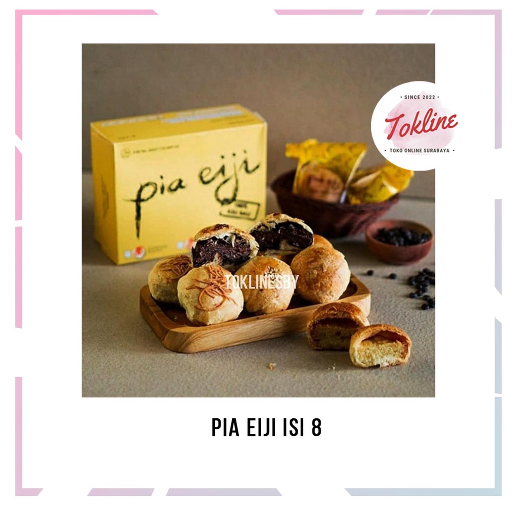 

PIA EIJI isi 8 COKELAT KEJU KACANG HIJAU TELUR ASIN DURIAN