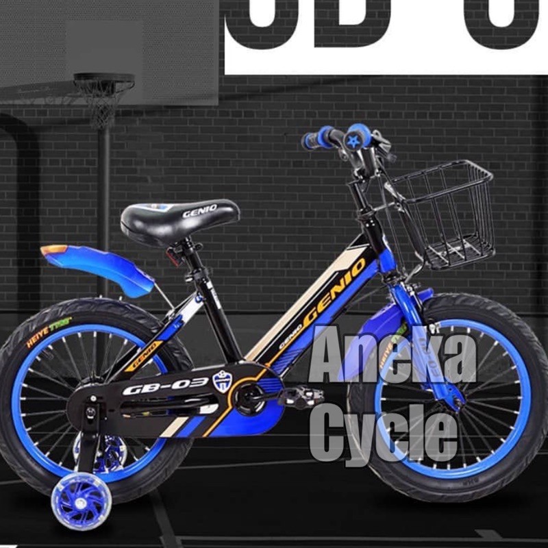 Sepeda Anak Roda Empat Cowok BMX Genio By United 16 GB 03 Murah