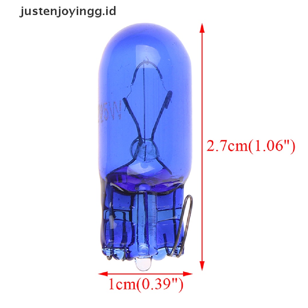 Bohlam Lampu Depan xenon halogen T10 168 W5W 5W 12V Warna Putih