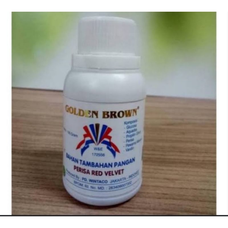

GOLDEN BROWN RED VELVET 100ML PASTA/PEWARNA TAMABAHAN PANGAN, HALAL
